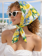 1pc Women's 70cm Spring New Arrival Silk Satin Scarf shein