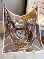 1pc Women's 90D Twill Elegant Minimalist Printed Scarf shein