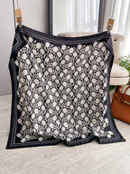 1pc Women's 90D Twill Elegant Minimalist Printed Scarf shein