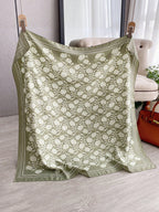 1pc Women's 90D Twill Elegant Minimalist Printed Scarf shein