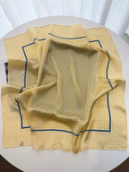1pc Women's Luxury Elegant Fashion Polka Dot Print Silk Bandana shein