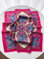 1pc Women's Luxury Elegant Fashion Polka Dot Print Silk Bandana shein