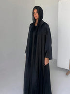 Elegant Dress Also Comes In A Long Abaya shein