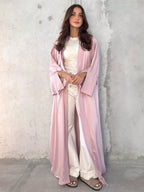 Elegant Dress Also Comes In A Long Abaya shein