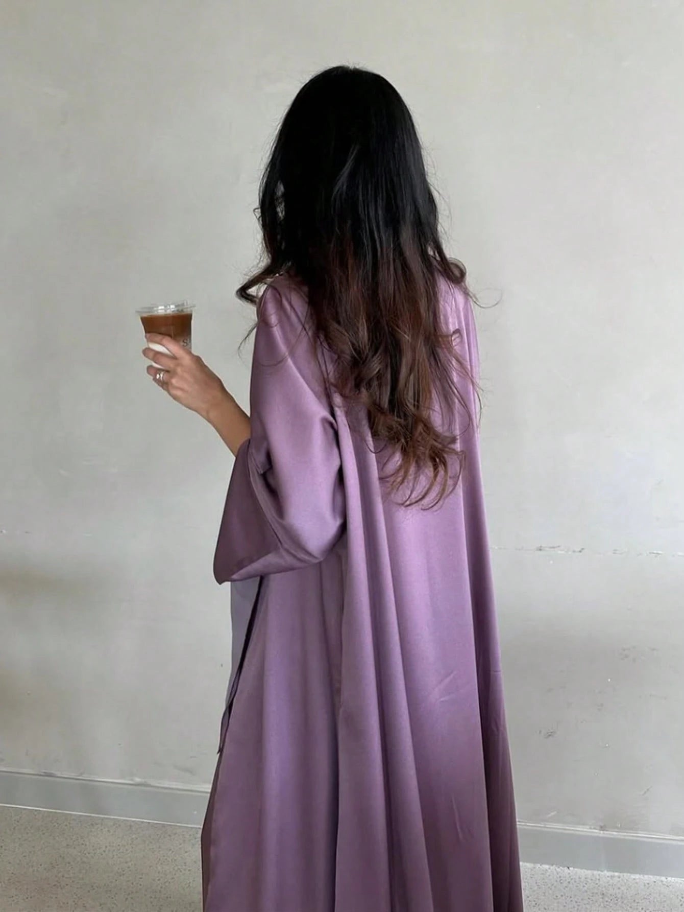 1pc Women's Satin Style Dress shein
