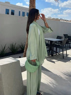 Elegant Dress Also Comes In A Long Abaya shein