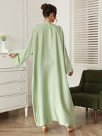 1pc Women's Satin Style Dress shein