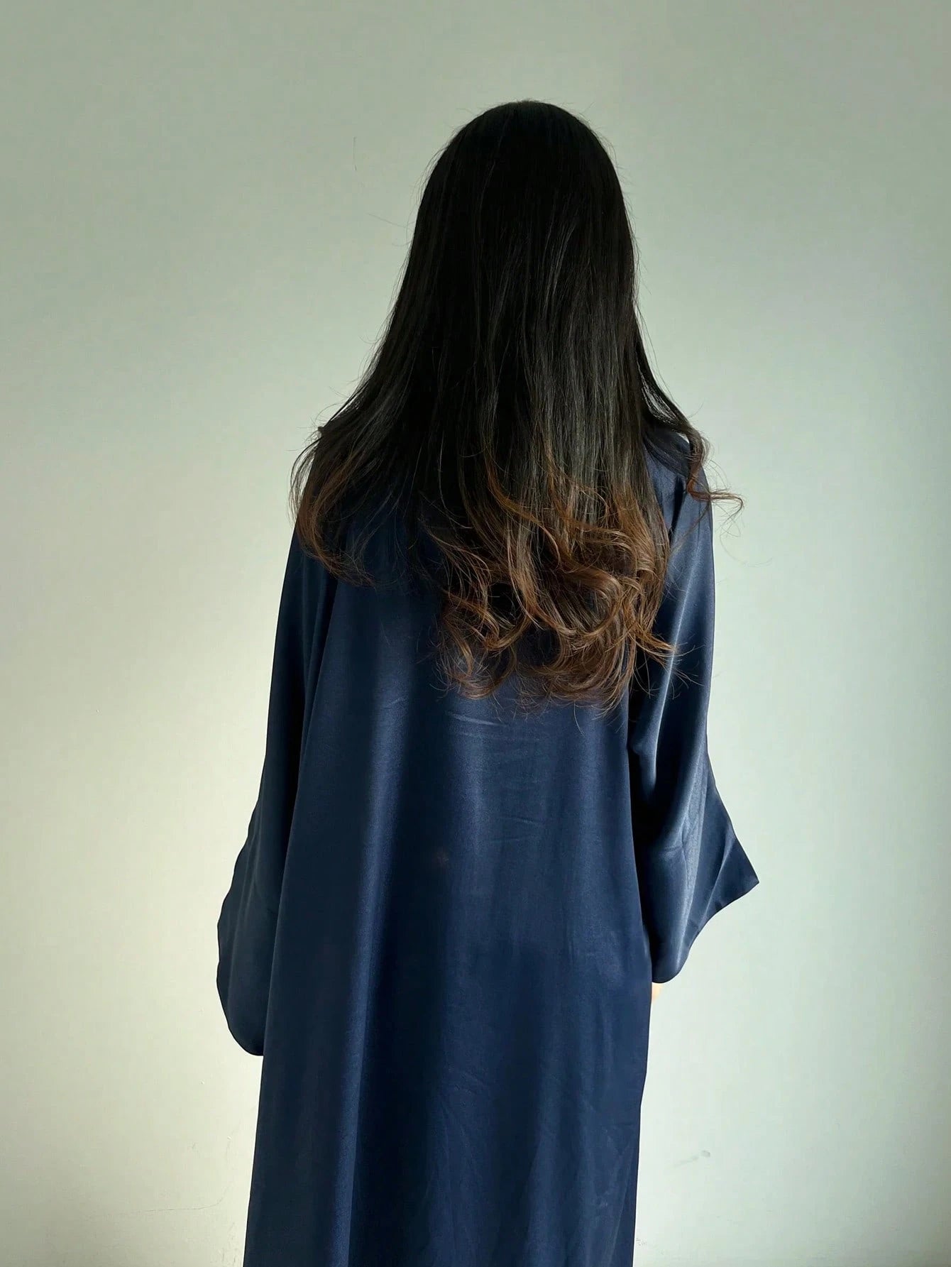 Elegant Dress Also Comes In A Long Abaya shein