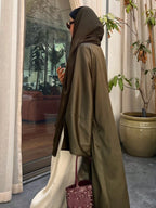 1pc Women's Satin Style Dress shein