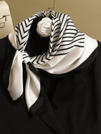 1pc Women's Scarf Imitated Mulberry Silk Square Scarf shein