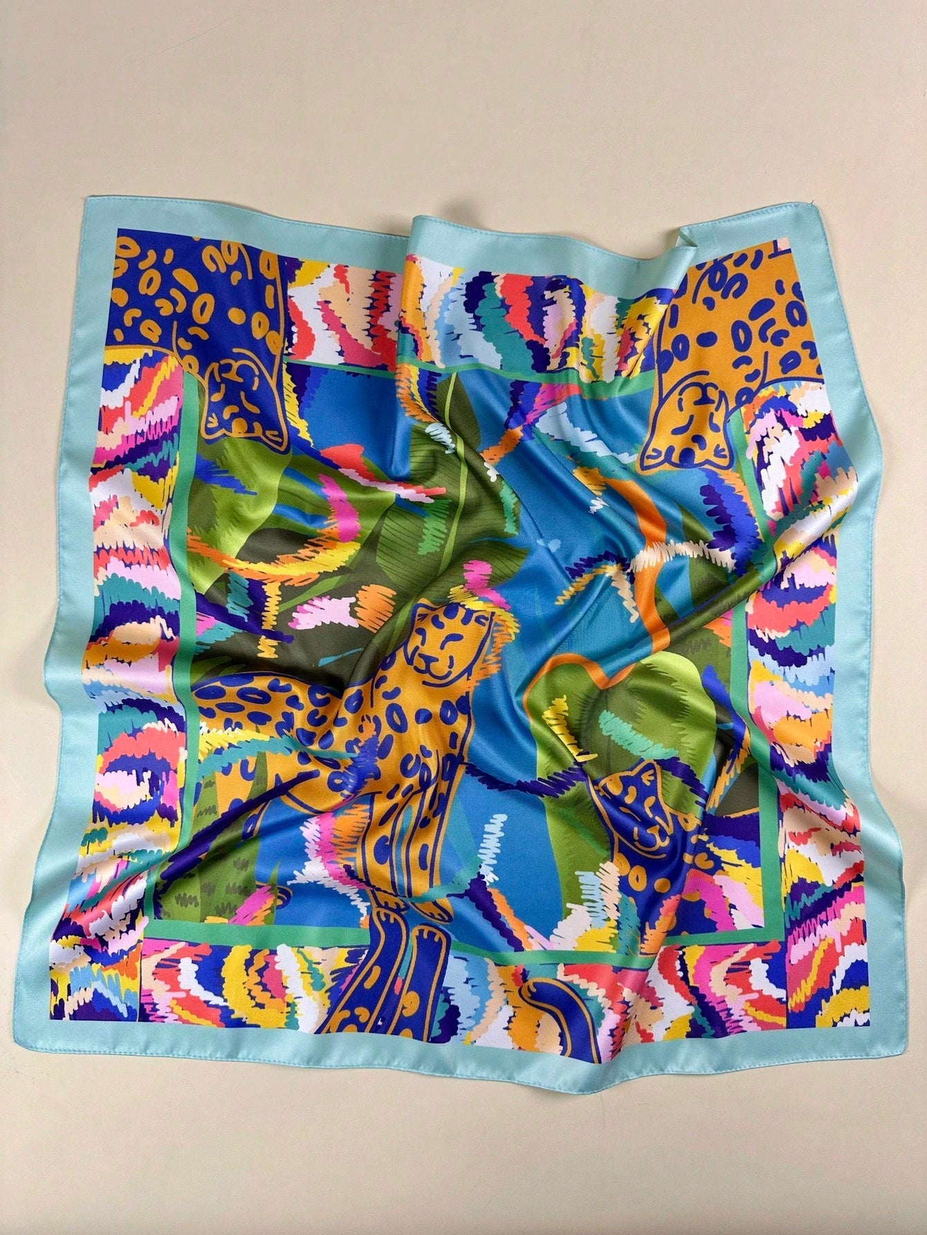 1pc Women's Elegant Mandala Floral Print Scarf shein