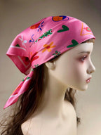 1pc Women's Elegant Mandala Floral Print Scarf shein