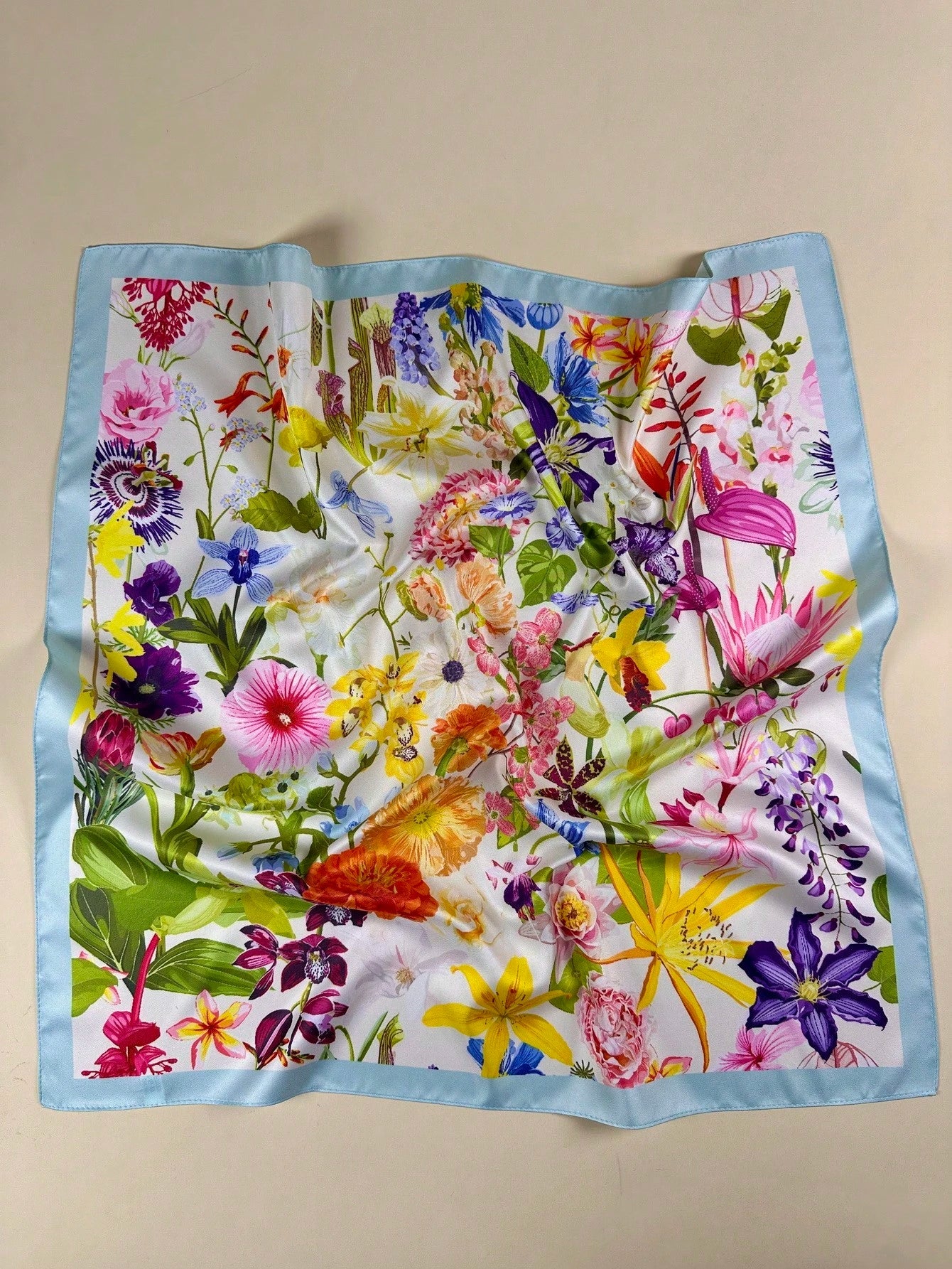 1pc Women's Elegant Mandala Floral Print Scarf shein