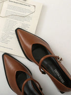 New Pointed Toe Flats Elegant Minimalist Fashion Versatile Women's Shoes shein