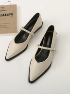 New Pointed Toe Flats Elegant Minimalist Fashion Versatile Women's Shoes shein