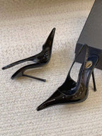Super High Heel Pointed Toe Party Pumps shein