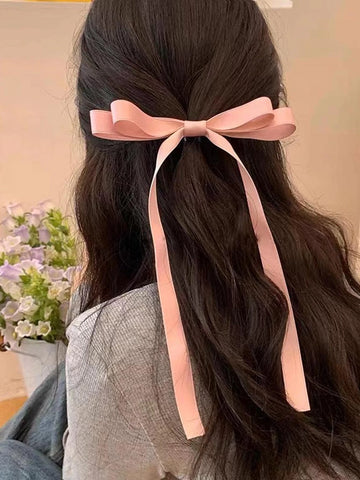 3pcs Bow Decor Hair Clip shein