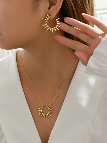 3pcs Fashionable Willow Stud Set