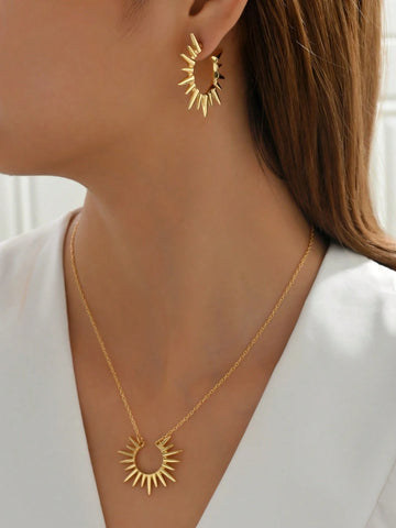 3pcs Fashionable Willow Stud Set