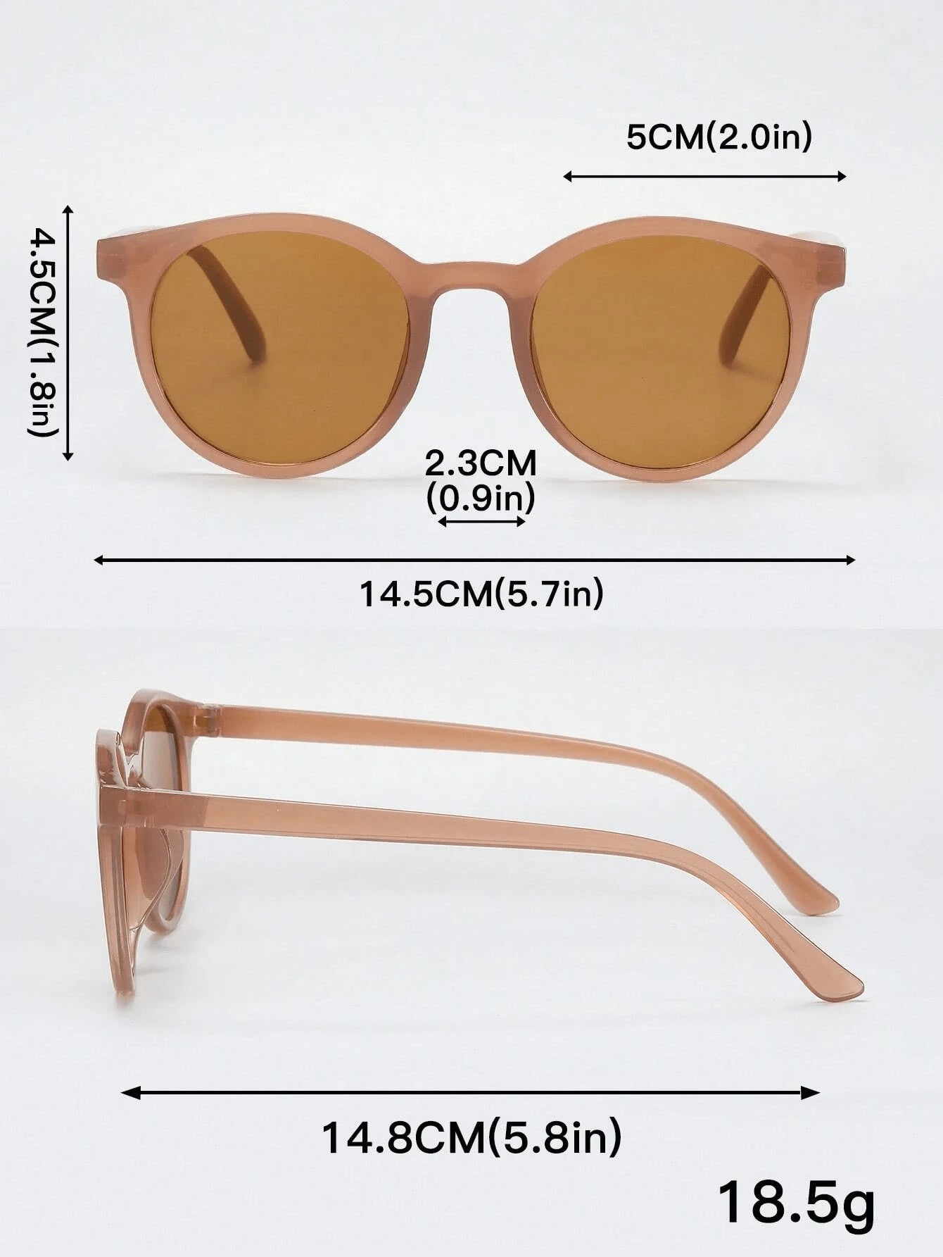 3pcs set Korean Retro Full Frame Round Sunglasses shein