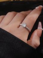 5pcs Elegant Copper Inlaid Cubic Zirconia Fashion Simple Chic Rings Set shein