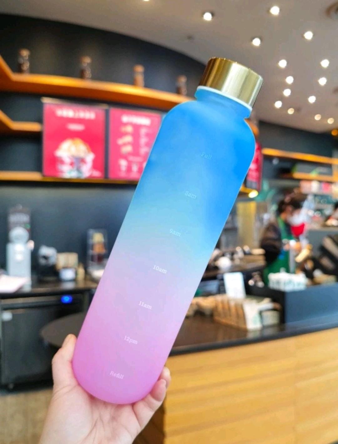 1pc Ombre Water Bottle shein