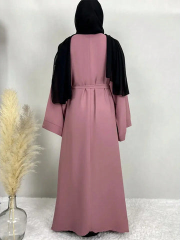 Abaya Dress & Chiffon Hijab Headscarf shein