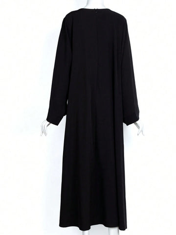 Abaya Dress & Chiffon Hijab Headscarf shein