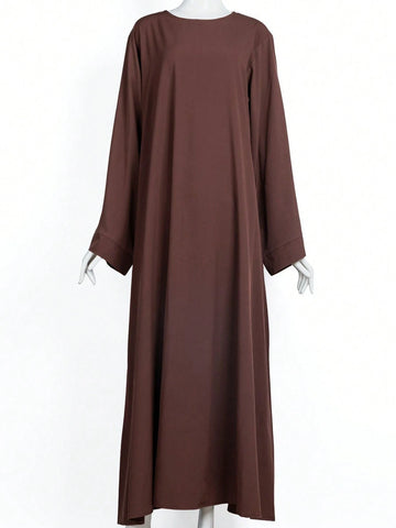 Abaya Dress & Chiffon Hijab Headscarf shein