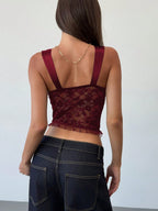 Women Lace Sexy Bralette Top shein