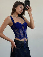 Women Lace Sexy Bralette Top shein