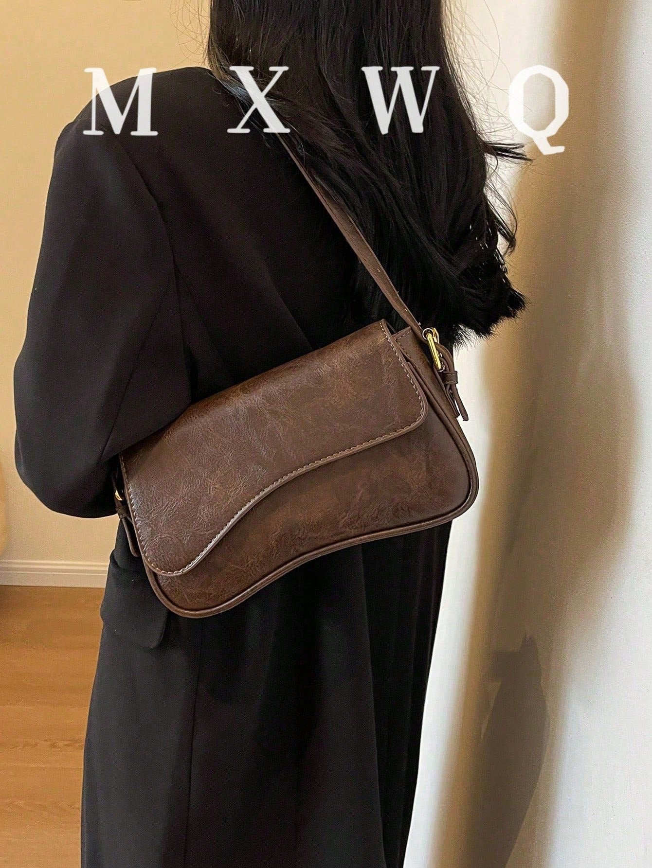 Fashionable Crocodile Embossed Women's Crossbody Bag