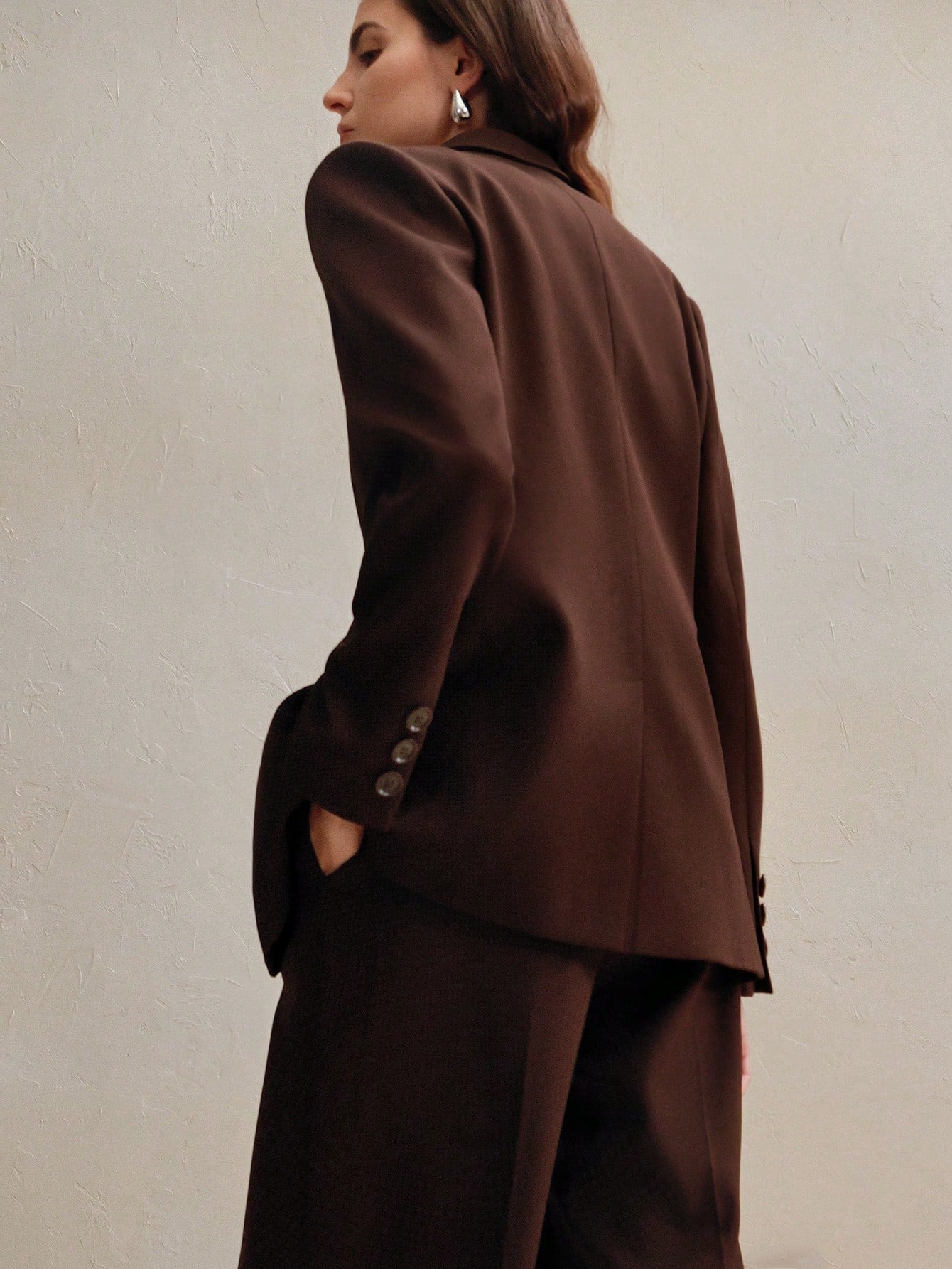 Anewsta Business Casual "Oldmoney" Women 2Pcs Suit Set shein