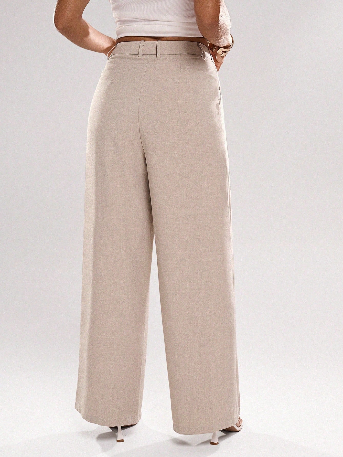 Asymmetrical Suit Trousers shein