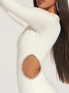 BAE Cut Out Waist Bodycon Dress shein
