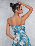 BAE Floral Print Bustier Cami Top shein