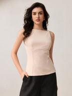 Elegant Women's Sleeveless Off-Shoulder Summer Top shein