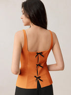 Elegant Women's Sleeveless Off-Shoulder Summer Top shein