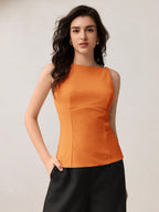 Elegant Women's Sleeveless Off-Shoulder Summer Top shein