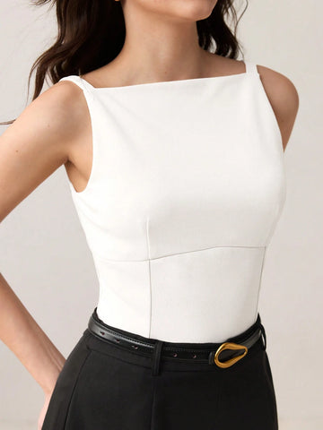 Elegant Women's Sleeveless Off-Shoulder Summer Top