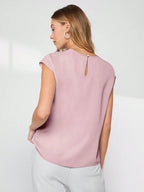 BizChic Asymmetrical Batwing Sleeve Top shein