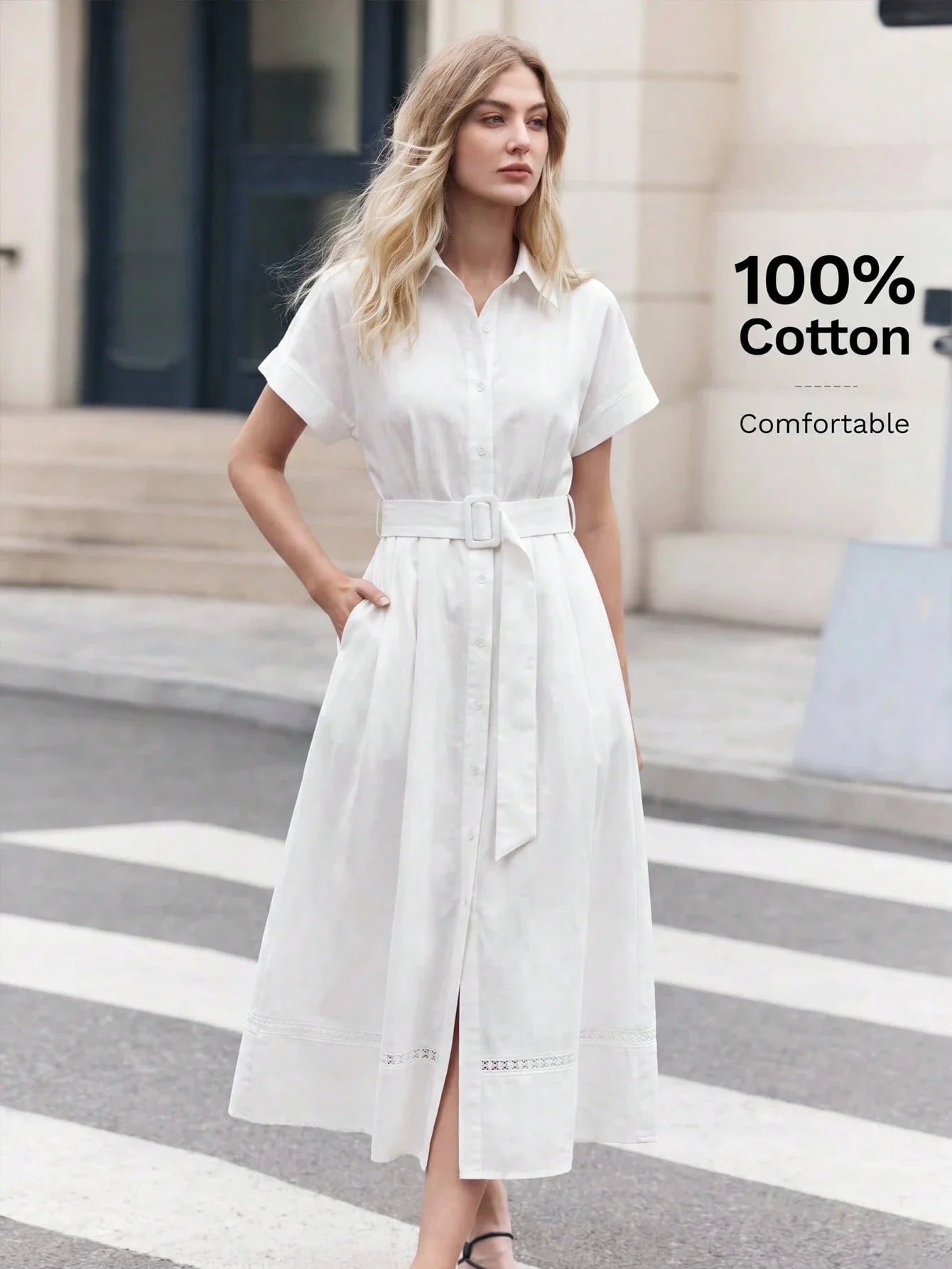 Summer Casual Everyday Short Sleeve Dress shein