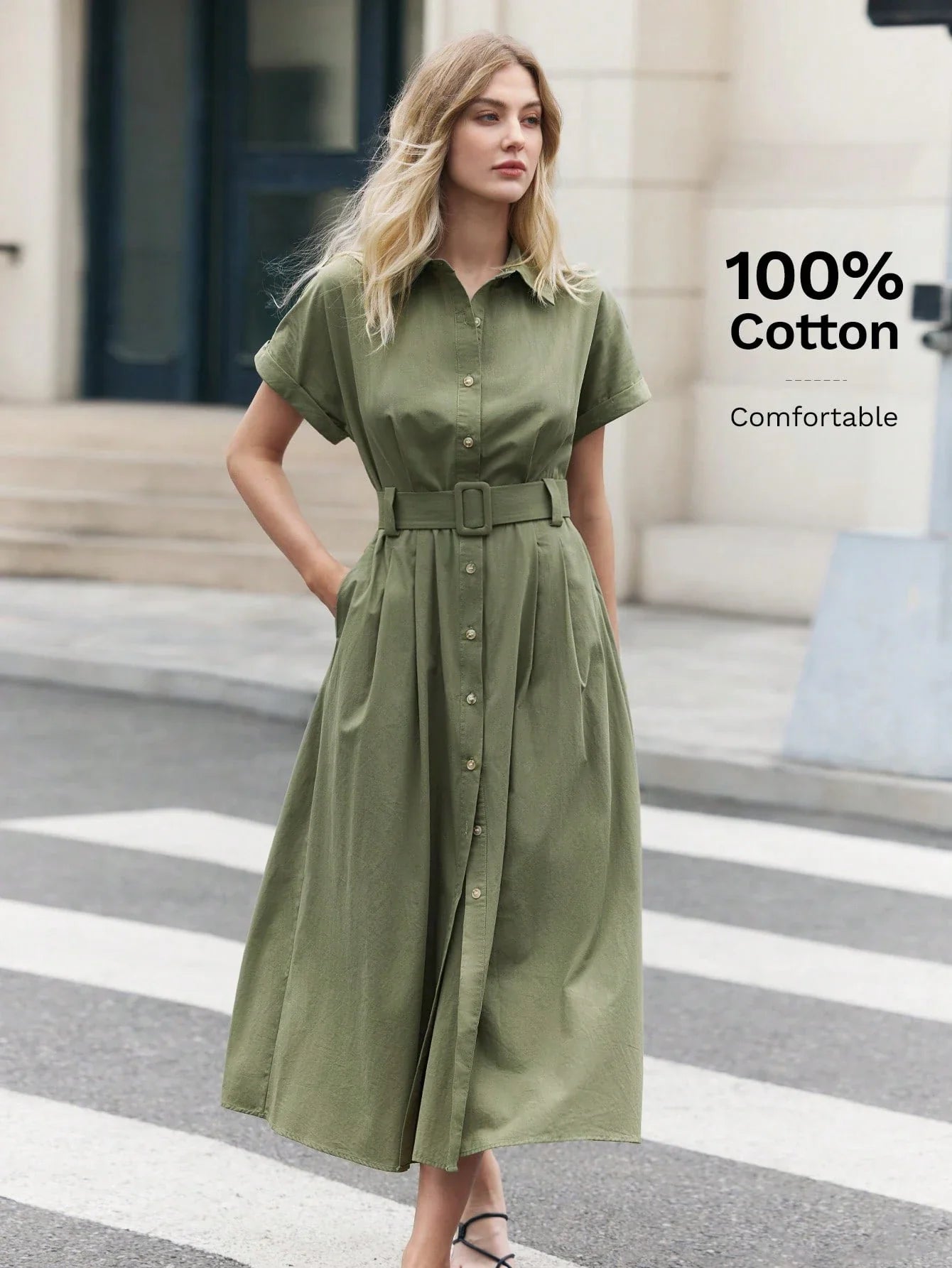 Summer Casual Everyday Short Sleeve Dress shein