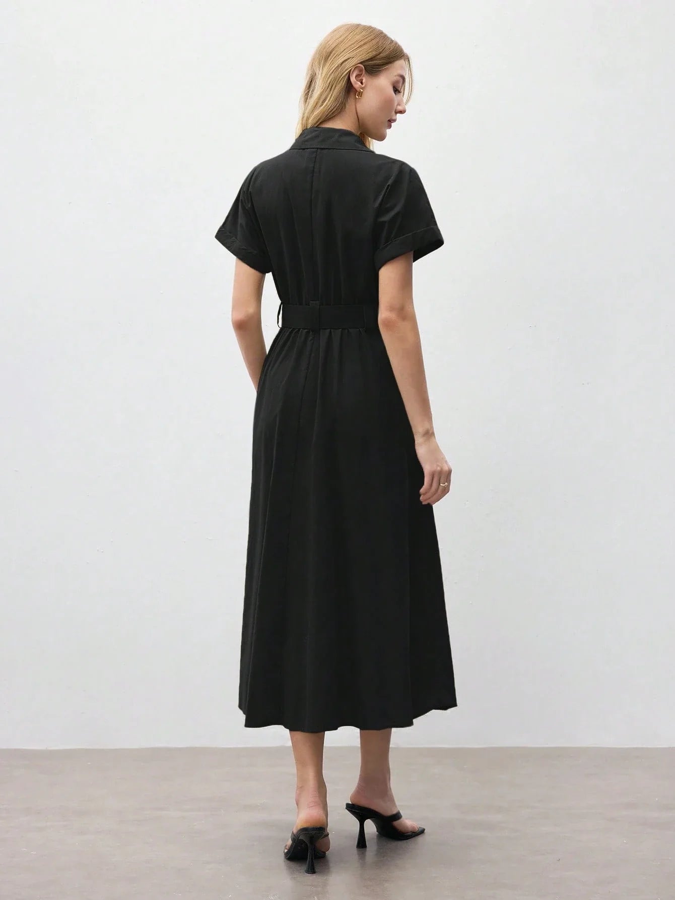 Summer Casual Everyday Short Sleeve Dress shein
