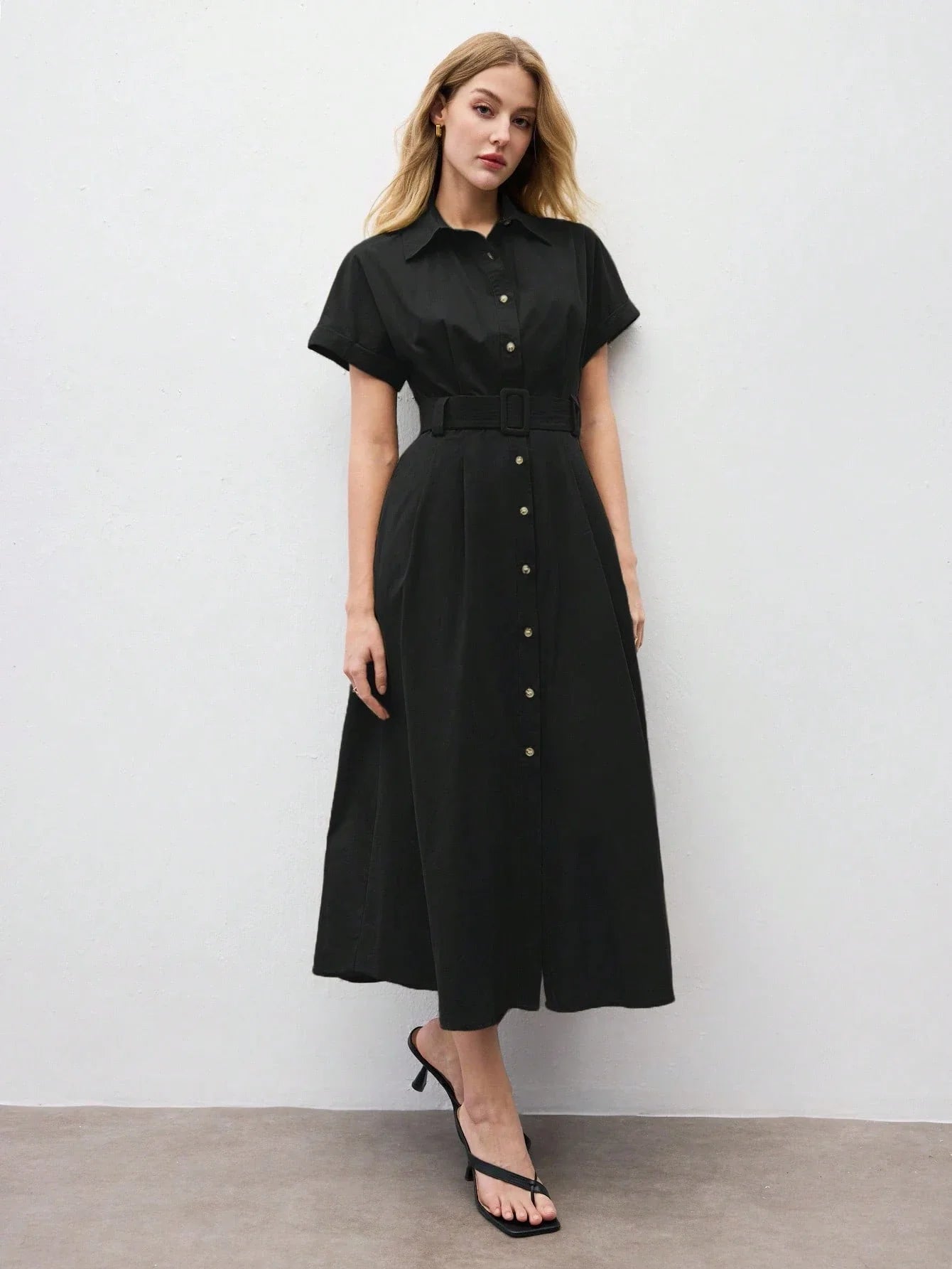 Summer Casual Everyday Short Sleeve Dress shein