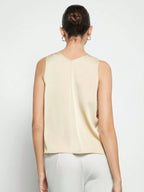 BizChic Colorblock Sleeveless Shirt shein