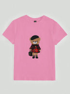 Casual Knit Crew Neck Short Sleeve Fitted Women T-Shirt shein