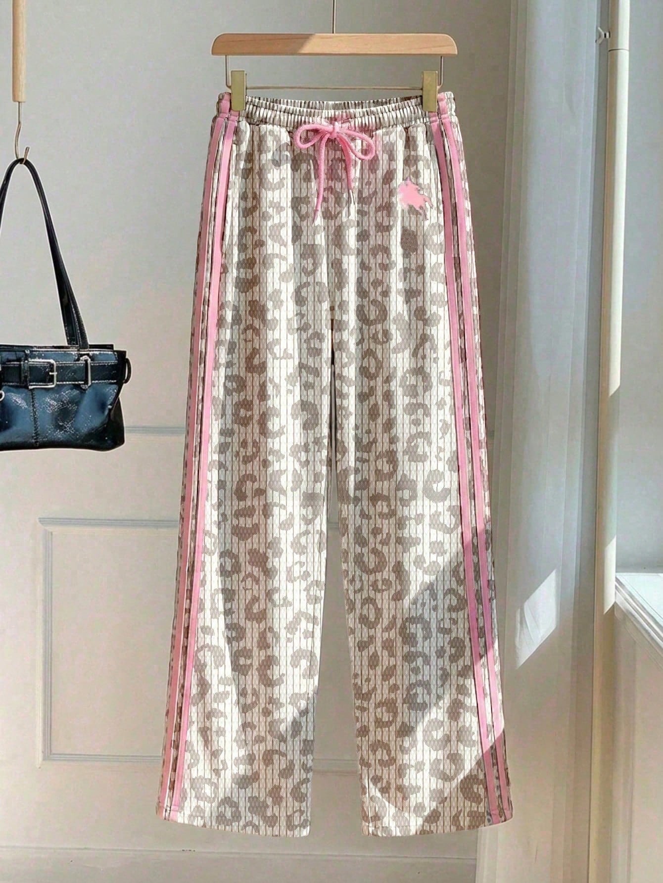 Women's Casual Contrast Color Pants