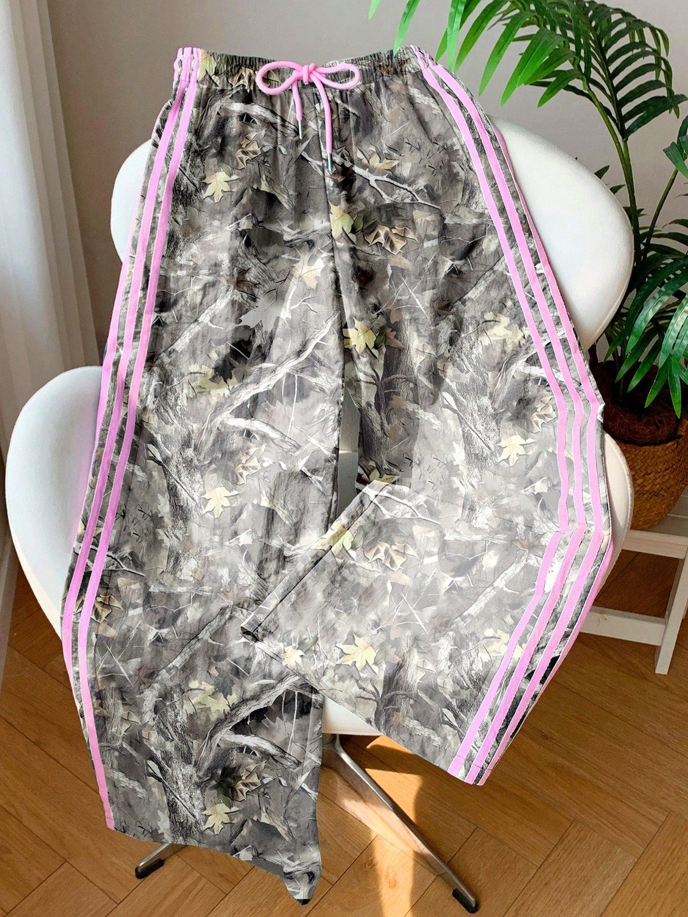 Women's Casual Contrast Color Pants