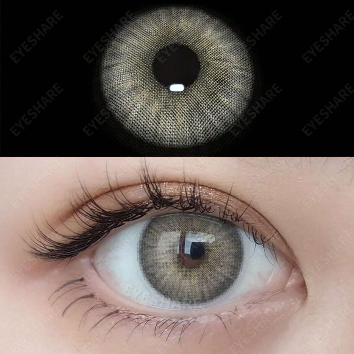 Contact Lenses Eye Makeup 14.5mm Yearly Use Colored Lenses shein